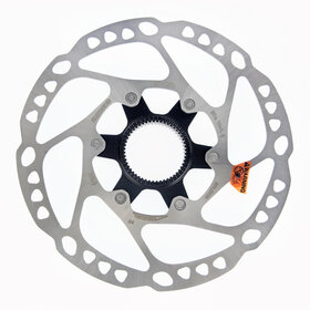 Shimano ROTOR FOR DISC BRAKE, SM-RT64, DEORE, S 160MM, W/LOCK RING (External Spline Type)