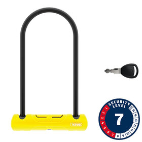 Abus Abus, 402, U-Lock, Key, 10mm, 170x230mm, 6.7''x9'', SH34, Yellow