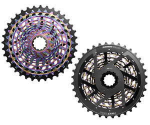 SRAM RED AXS (E1) XG-1290 CASSETTE (RAINBOW) 10-33T XDR - Cranked