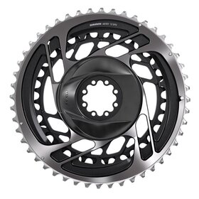 SRAM SRAM, Red AXS 2x, Chainring, Teeth: 33/46, Speed: 12, BCD: Direct Mount, Pair, Aluminum, Grey