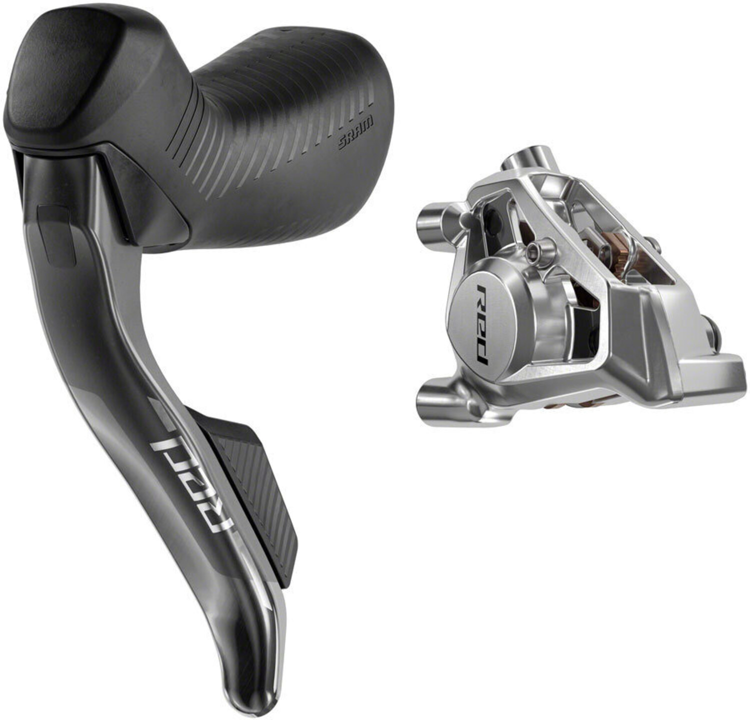 RED AXS (E1) HRD SHIFT-BRAKE LEVER + FLAT MOUNT DISC BRAKE (Left