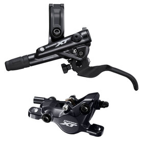 Shimano Shimano, XT BL/BR-M8100, MTB Hydraulic Disc Brake, Front, Post mount, Disc: Not included, 392g, Black, Set