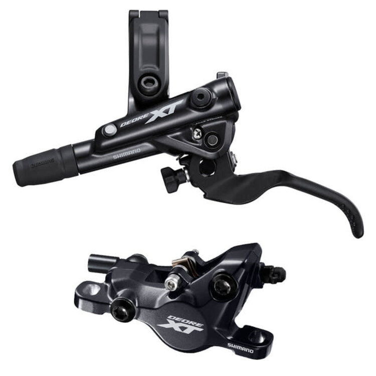 Shimano Shimano, XT BL/BR-M8100, MTB Hydraulic Disc Brake, Front, Post mount, Disc: Not included, 392g, Black, Set