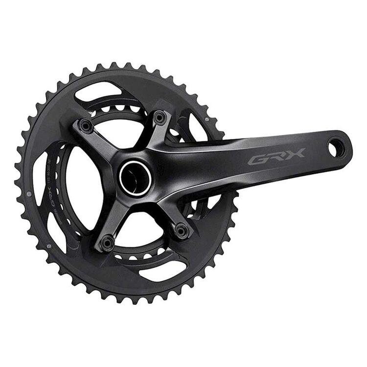 Shimano Shimano, GRX FC-RX600-10, Crankset, Speed: 10, Spindle: 24mm, BCD: 80/110, 30/46, Hollowtech II, 172.5mm, Black, Road Disc