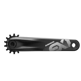 SRAM SRAM EX1, Crankset, 170mm, No Chainring, BCD, ISIS, Black