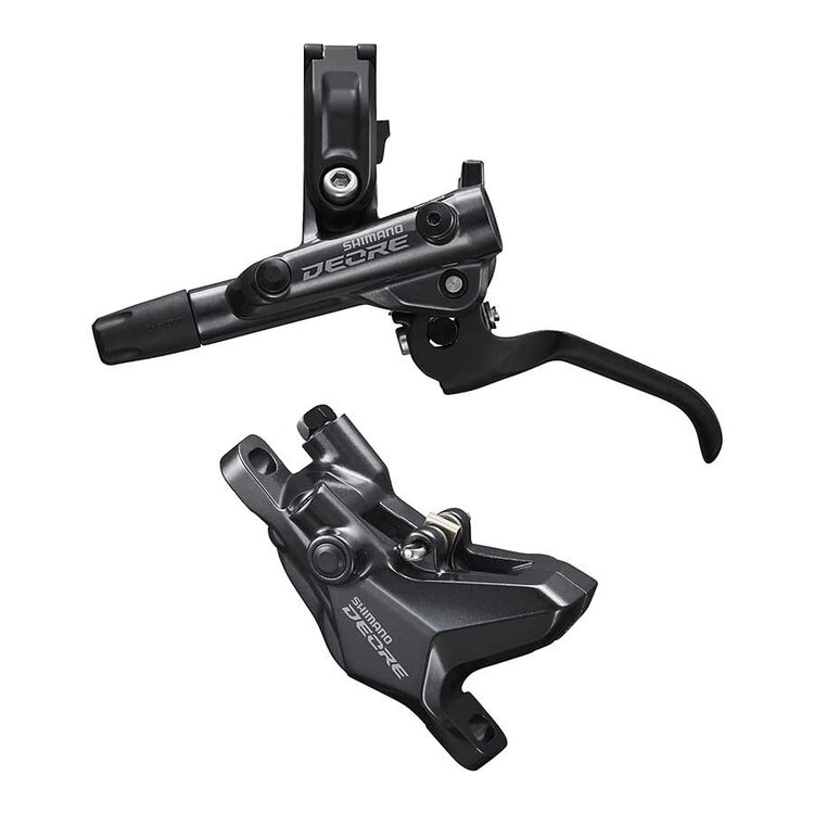 Shimano Shimano Deore BL-M6100 / BR-M6100, MTB Hydraulic Disc Brake, Front, Post mount, Disc: Not included, Black