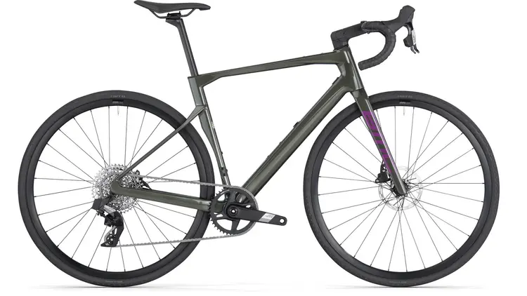 BMC Roadmachine X THREE Steel Green/Purple 56