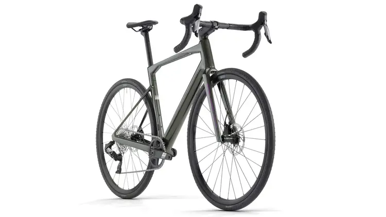 BMC Roadmachine X THREE Steel Green/Purple 56