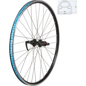 49N 49N  26" MTB/URBAN RIM REAR WHEEL QR CASS BK