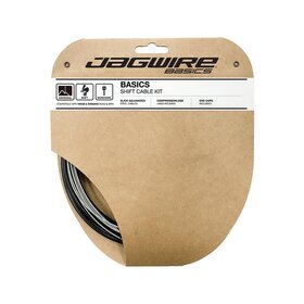 Jagwire Jagwire, Shift DIY kit, Shifter Cable and Housing Set, Galvanized, 2000mm, Black, Shimano/SRAM, Kit