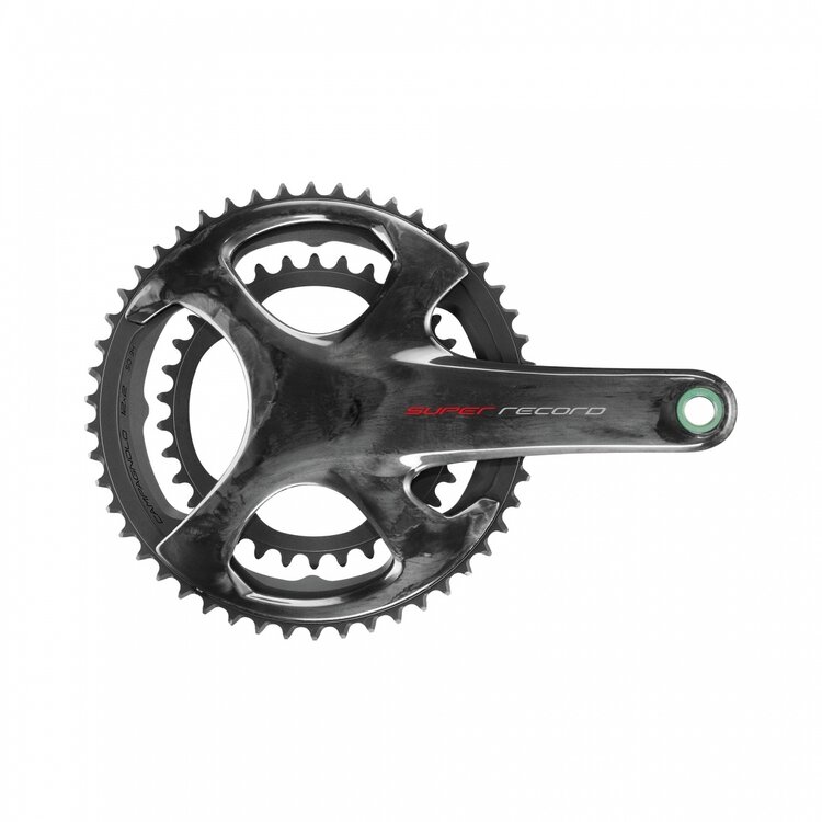 Campagnolo Campagnolo Super Record Crankset, Speed: 12, Spindle: 25mm, BCD: 112/145, 34/50, UltraTorque, 172.5mm, Carbon, Road Disc