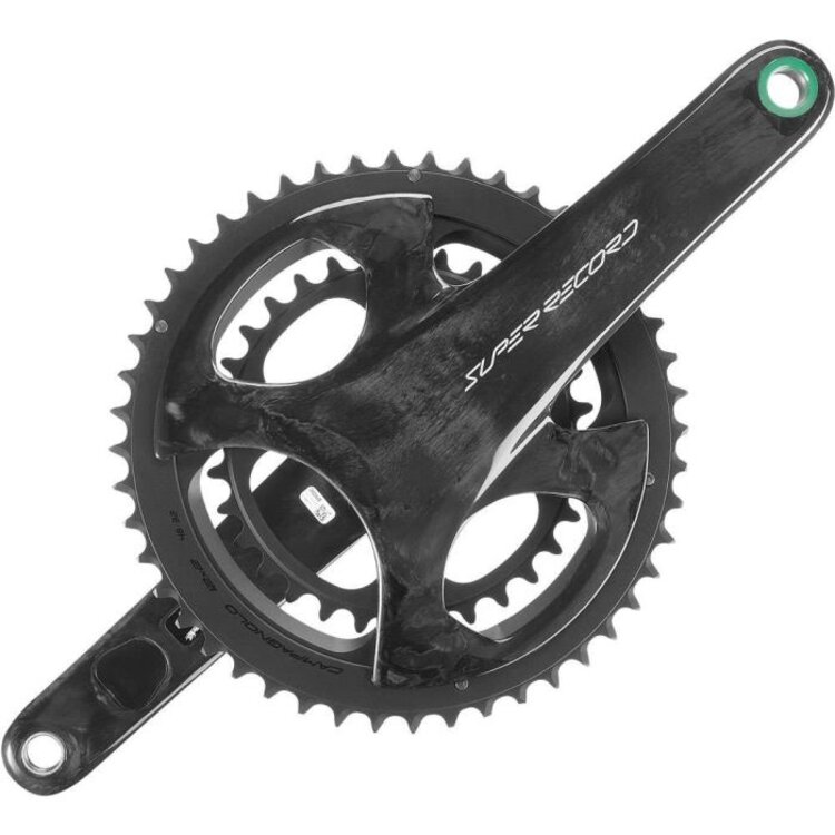 Campagnolo Campagnolo Super Record WRL Crankset, Speed: 12, Spindle: 25mm, 32/48, ProTech, 172.5mm, Black, Road Disc