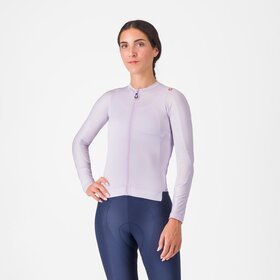 Castelli Espresso Women's Long Sleeve Jersey Purple - Medium
