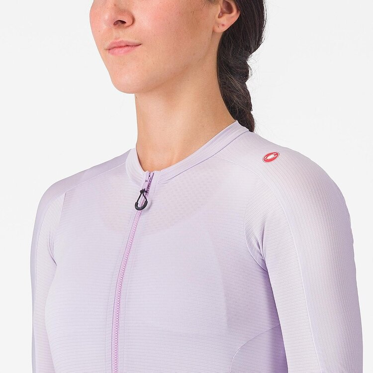 Castelli Espresso Women's Long Sleeve Jersey Purple - Medium