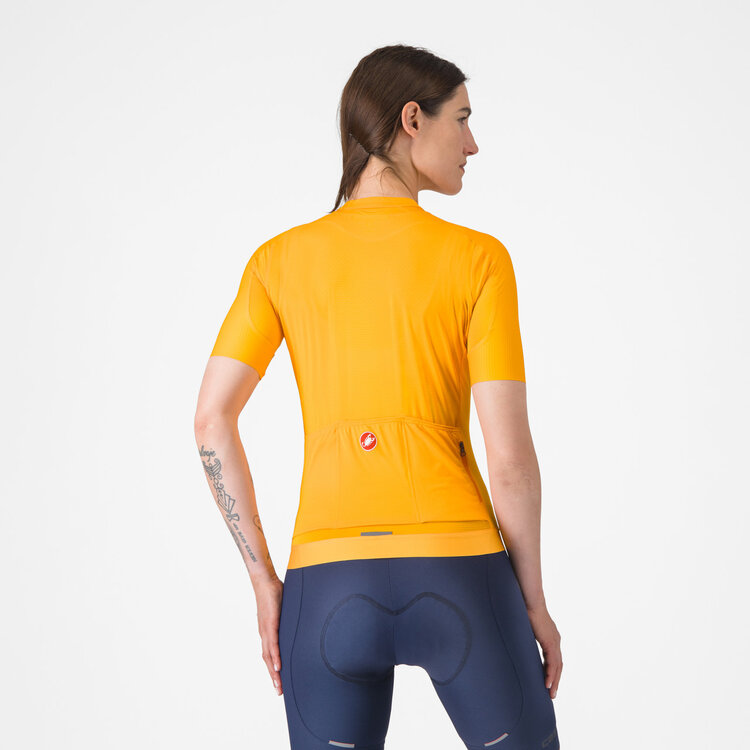 Castelli Espresso Jersey Woman Vivid Orange - Medium