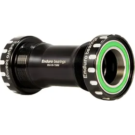 Enduro Enduro XD-15 Bottom Bracket, Italian Thread 68/73mm to 24mm spindle, Black