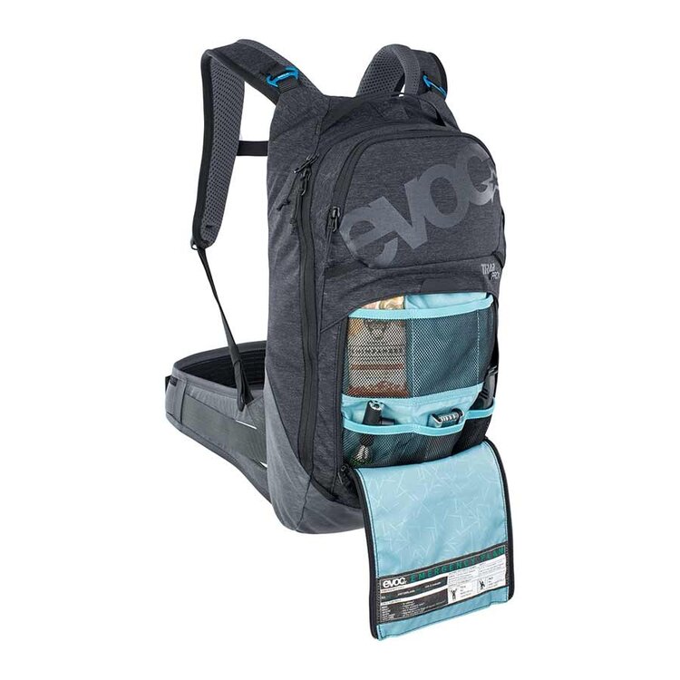 Evoc EVOC Trail Pro 10 Protector Backpack, 10L, Carbon/Grey, LXL