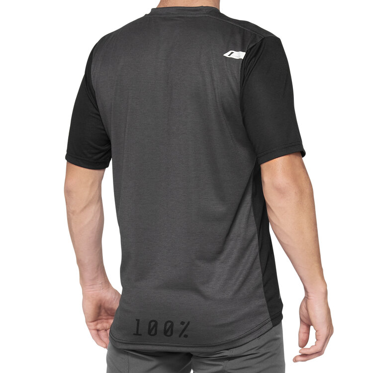 100 Percent AIRMATIC Jersey Black/Charcoal - Small