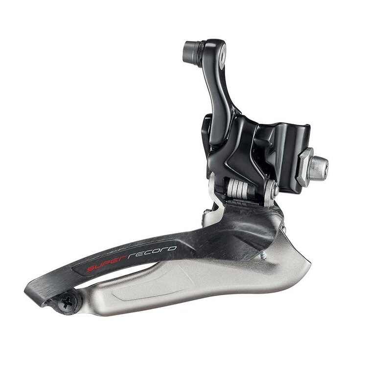 Campagnolo Campagnolo, Super Record, Front Derailleur, 12, Swing: Down, Cable Pull: Down, Braze-on
