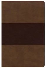 Holman Large Print Personal Size Reference Bible Saddle Brown Leathertouch