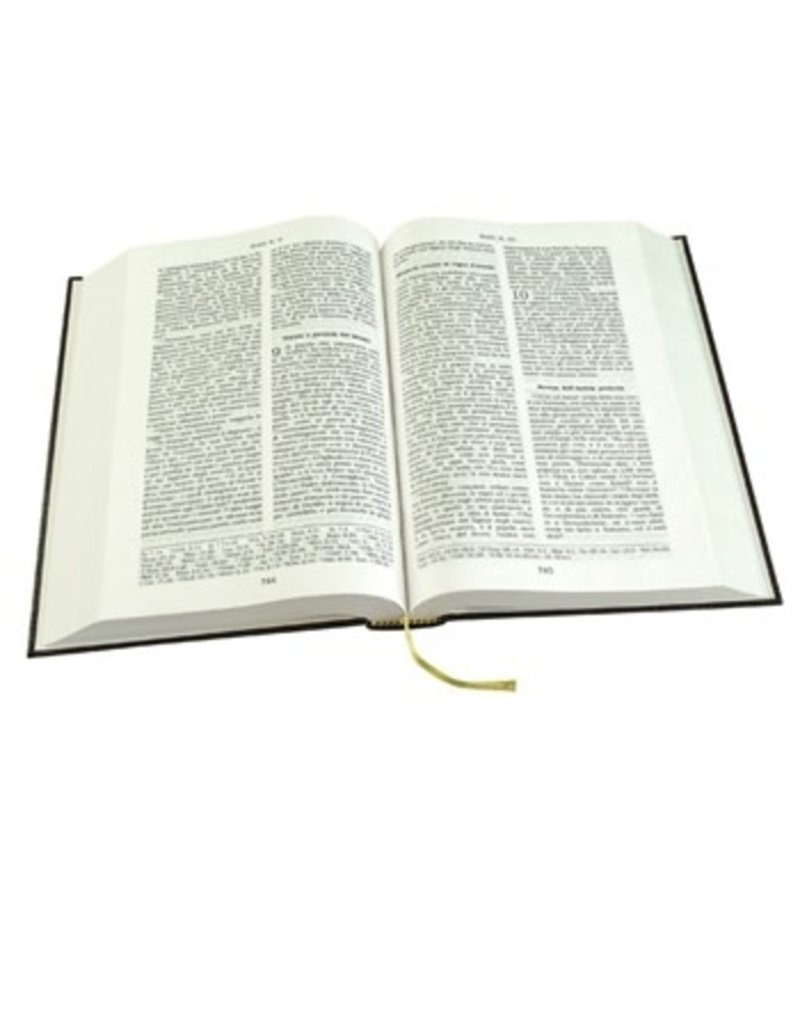 Sacra Bibbia Italian Bible Black Hardback