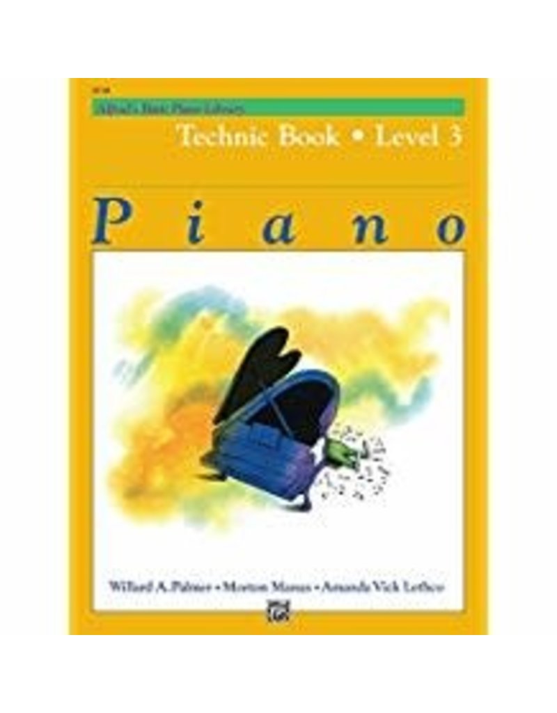 Technic Book Level 3 Alfred's Basic Piano Library