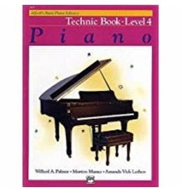 Technic Book Level 4 Alfred's Basic Piano Library