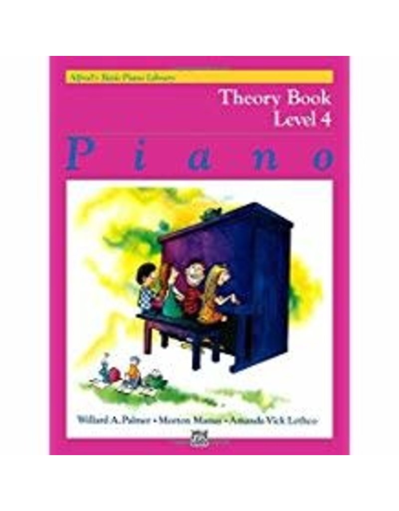 Theory Book Level 4 Alfred's Basic Piano Library