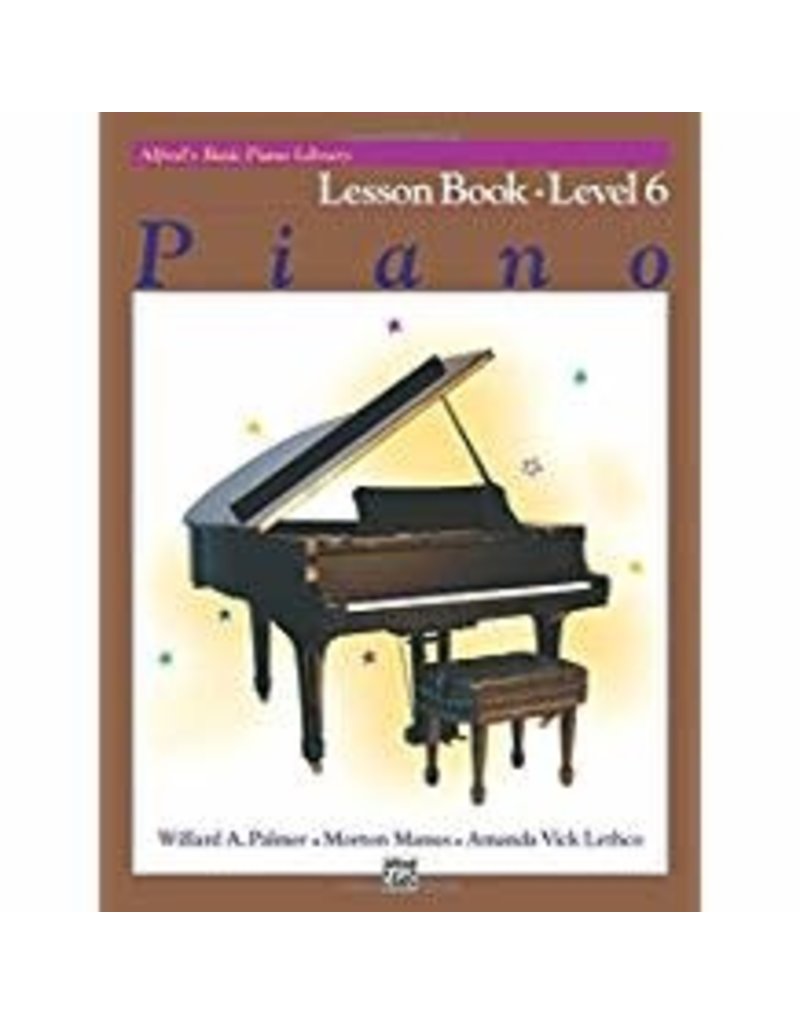 Lesson Book Level 6 Alfred's Basic Piano Library