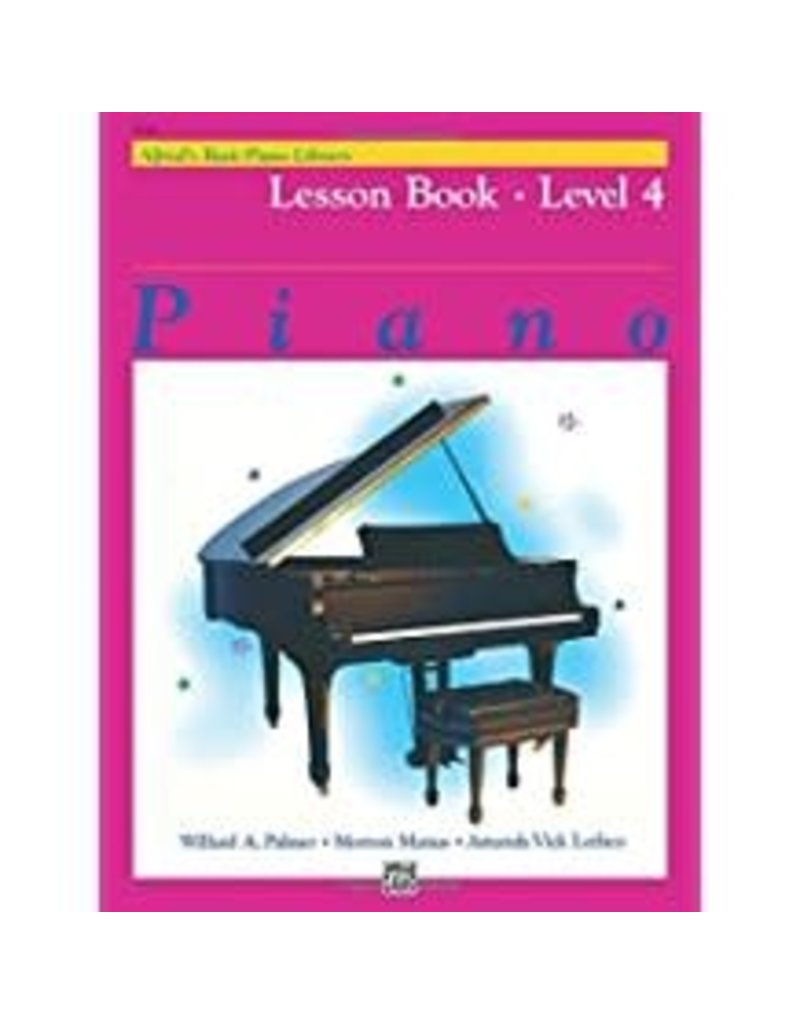 Lesson Book Level 4 Alfred's Basic Piano Library