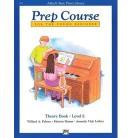 Prep Course Theory Book Level E Alfred's Basic Piano Library