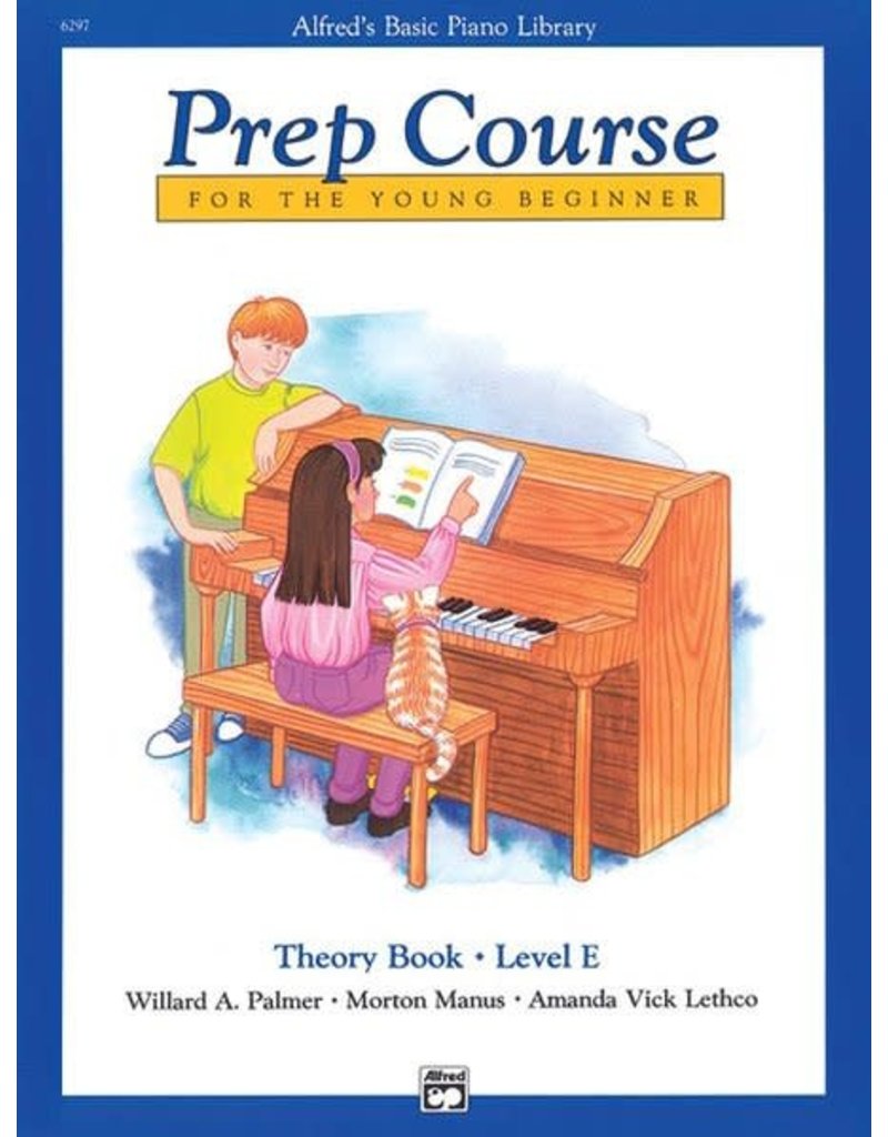 Prep Course Theory Book Level E Alfred's Basic Piano Library