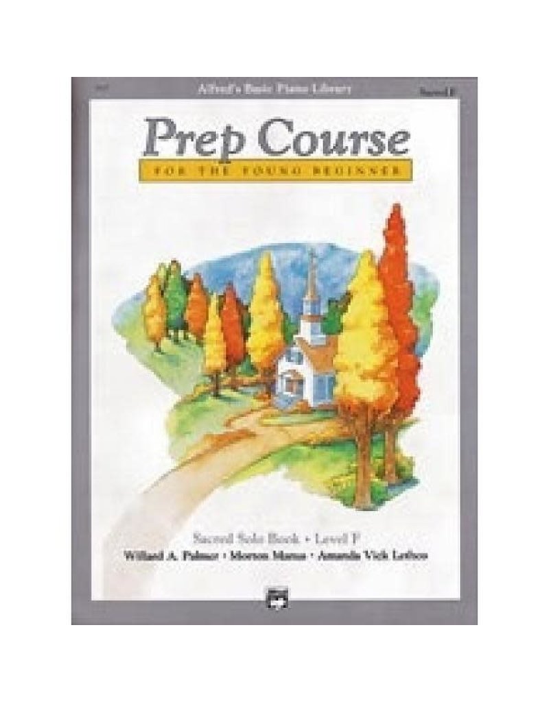Prep Course Sacred Solo Book Level F Alfred's Basic Piano Library