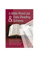 Bible Word List & Daily Reading Scheme
