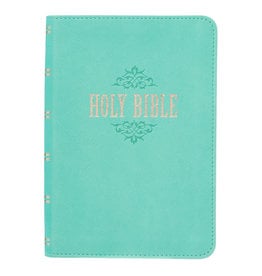 Large Print Teal Compact Bible