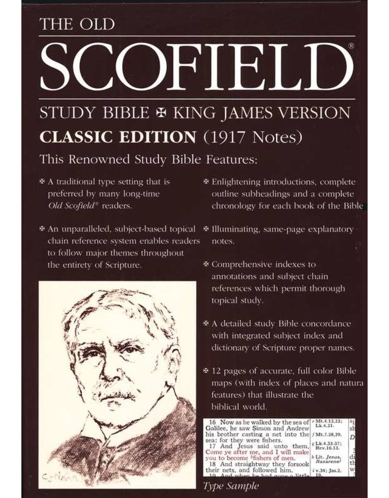 Old Scofield Study Bible, Navy Bonded Leather, Thumb-Indexed, Classic Edition