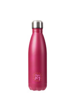Choose Joy Water Bottle Pink 17oz
