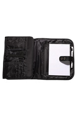 Black Micro-fiber Tri-fold Organizer Bible Cover