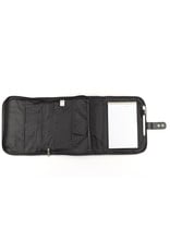 Black Micro-fiber Tri-fold Organizer Bible Cover