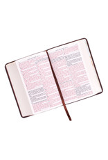 Large Print Dark Brown Cross Compact Bible