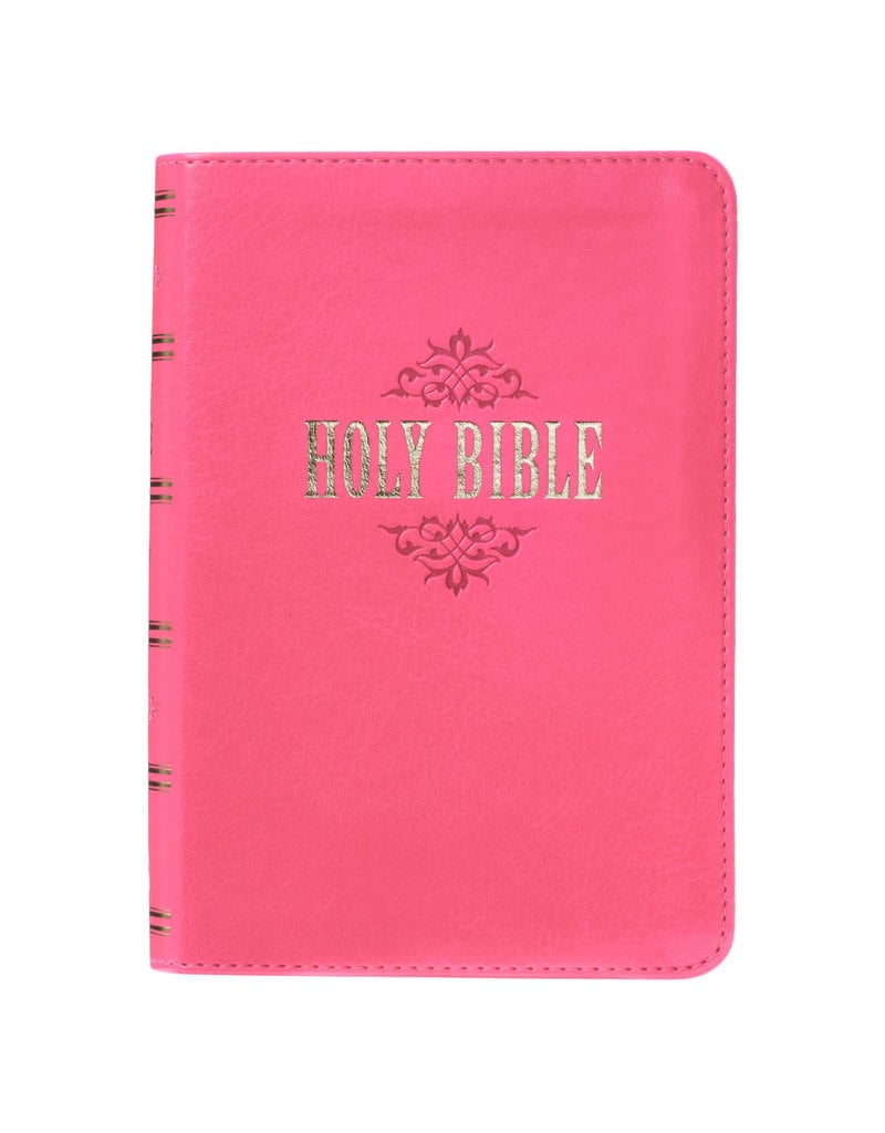 Large Print Pink Compact Bible