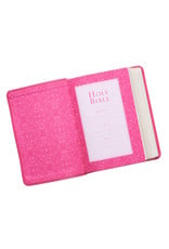 Large Print Pink Compact Bible