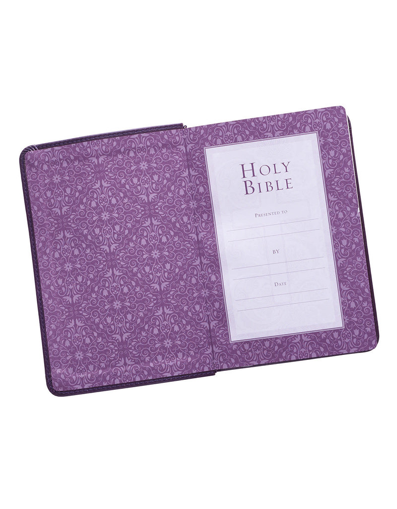 Large Print Purple Compact Bible