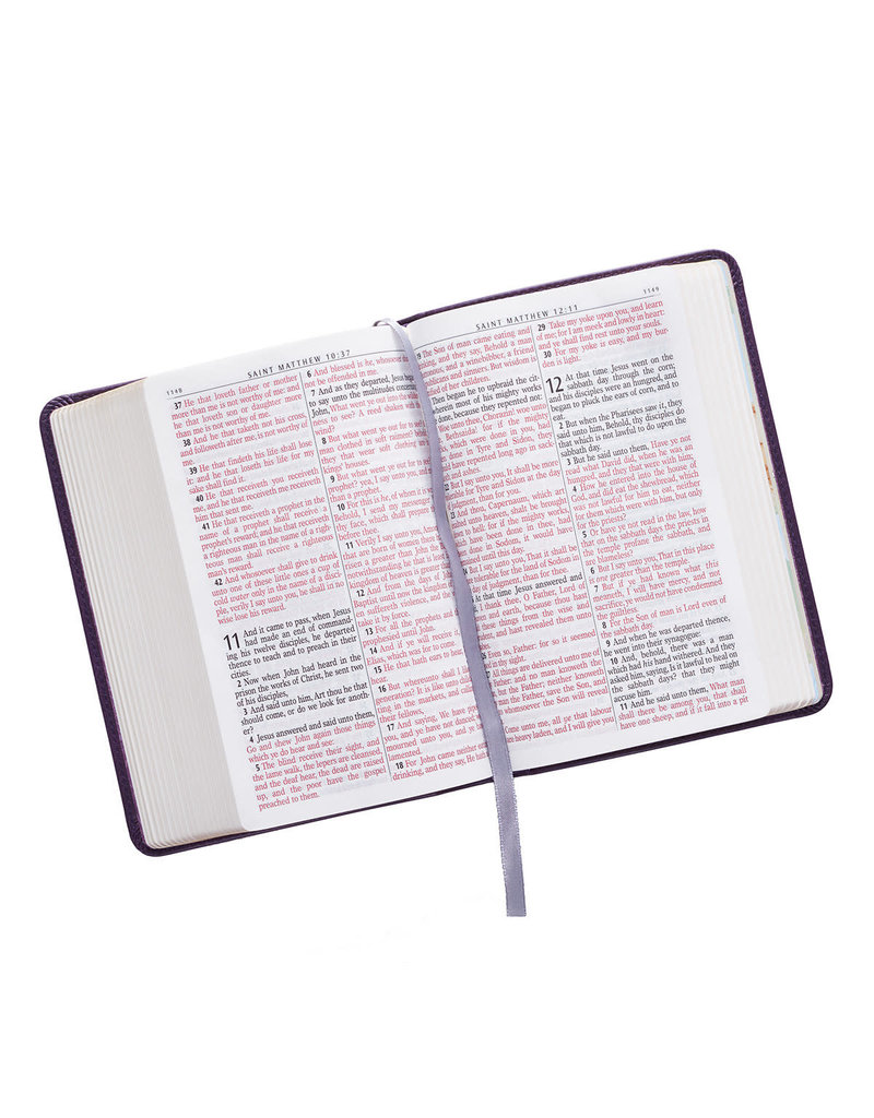 Large Print Purple Compact Bible