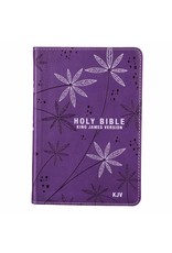 Purple Faux Leather Compact Bible