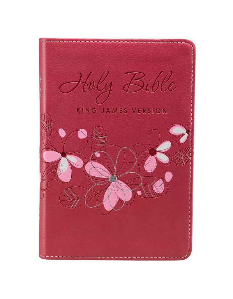 Pink Faux Compact Bible