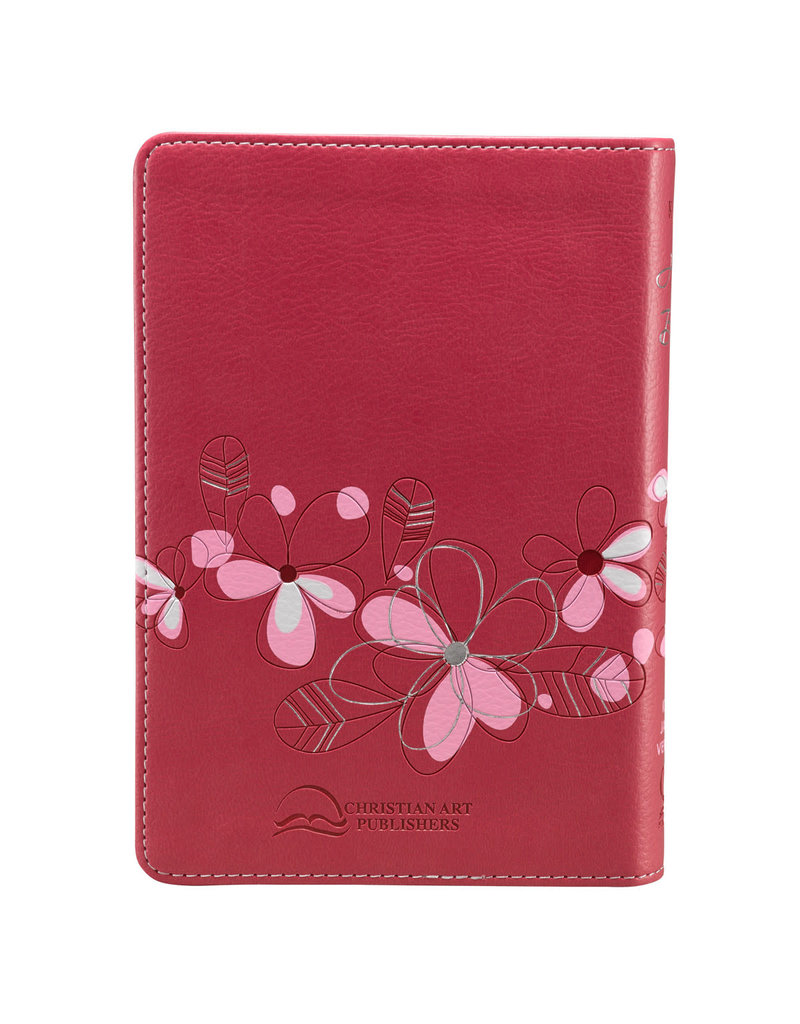 Pink Faux Compact Bible