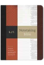 Notetaking Bible Black/Brown Bonded