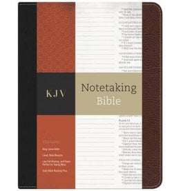 Notetaking Bible Black/Brown Bonded