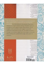 Notetaking Bible Blue Floral